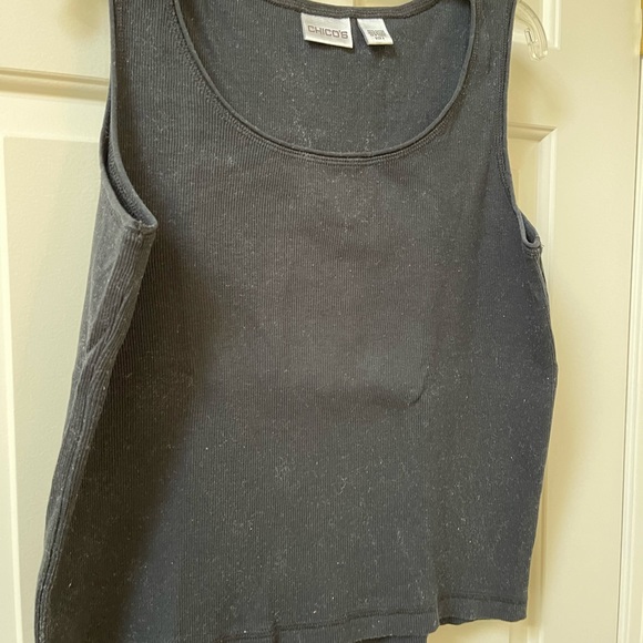 CHICO'S Sleeveless Knit Shell Top Size Medium - Picture 3 of 6